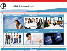 Tablet Screenshot of moodle.gdrsolutions.co.uk